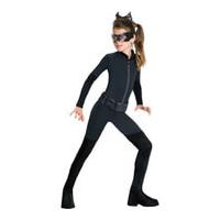 DC Comics Batman Girls\' Catwoman Fancy Dress - 7-8 Years