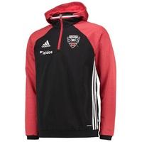 dc united travel hoodie black