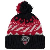 DC United Cuffed Knit Pom Hat Black