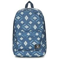 dc shoes bunker print mens backpack in blue