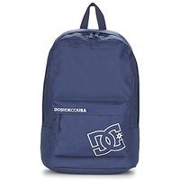 dc shoes bunker solid mens backpack in blue