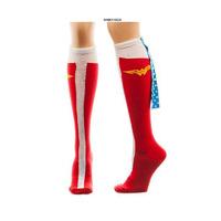 Dc Comics Wonder Woman Caped Boot Knee High Socks