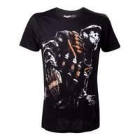 Dc Comics Batman Arkham Knight Black Nightmare Scarecrow Medium T-shirt Black