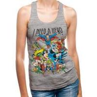 Dc Originals - I Need A Hero (fitted Vest) (x Large)