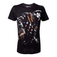 Dc Comics Batman Arkham Knight Black Nightmare Scarecrow Extra Large T-shirt Black (ts2hjwban-xl)