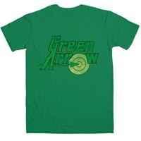 dc comics t shirt green arrow logo