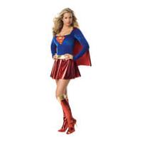 dc comics womens supergirl fancy dress m
