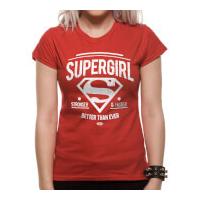 DC Comics Women\'s Supergirl Better Than Ever T-Shirt - Red - L