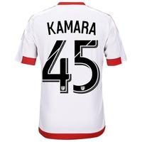 dc united away shirt 2017 18 kids with kamara 45 printing redwhite