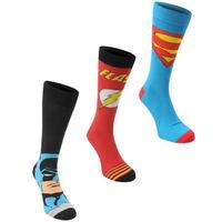 DC Comics 3 pack Crew Sock Mens