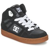 DC Shoes REBOUND B SHOE BGM boys\'s Children\'s Shoes (High-top Trainers) in black