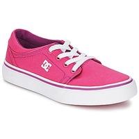dc shoes trase tx girlss childrens shoes trainers in pink