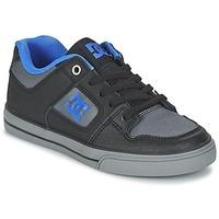 DC Shoes PURE SE B SHOE XKSB boys\'s Children\'s Skate Shoes in black