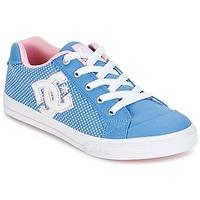 dc shoes chelsea tx se girlss childrens shoes trainers in blue