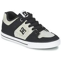 DC Shoes PURE TX SE B SHOE XKWK boys\'s Children\'s Skate Shoes in black