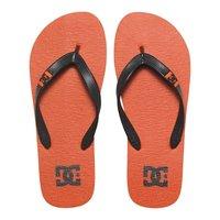 dc spray flip flops tangerine