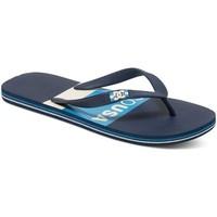 dc shoes spray graffik chanclas mens flip flops sandals shoes in blue