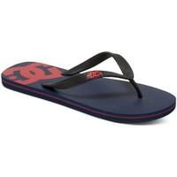 dc shoes spray chanclas mens flip flops sandals shoes in blue