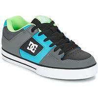 DC Shoes PURE men\'s Skate Shoes (Trainers) in grey