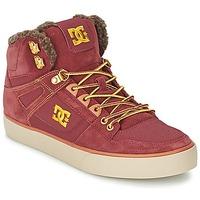 DC Shoes SPARTAN HIGH WC WNT men\'s Shoes (High-top Trainers) in red
