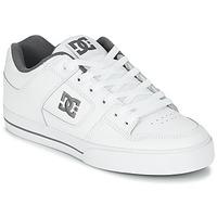 DC Shoes PURE men\'s Skate Shoes (Trainers) in white
