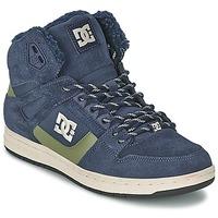 dc shoes rebound high wn womens shoes high top trainers in blue