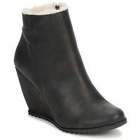 dco copenhagen sally zipper womens low ankle boots in black