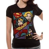 DC Originals - Heroine Art Women\'s Medium T-Shirt - Black