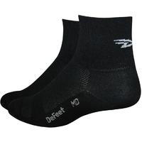 defeet aireator d logo socks black