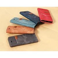 Denim Pattern With a Standoff Holster for IPhone 5/5S(Assorted Colors)