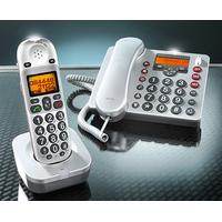DECT Cordless and Corded Amplified Phone System
