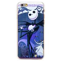 demon doll pattern transparent pc back cover for iphone 6 plus