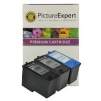 dell mk990 mk991 compatible black x2 colour x1 ink cartridge pack