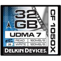 Delkin 32GB 1050X UDMA 7 Cinema Compact Flash