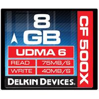 Delkin 8GB 500X UDMA 6 Compact Flash