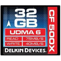 Delkin 32GB 500X UDMA 6 Compact Flash