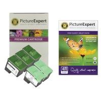 dell t0529 x 3 t0530 x 2 compatible black colour ink cartridge 5 pack  ...