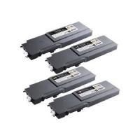 Dell 593-11119/22/21/20 (BK/C/M/Y) Original High Capacity Toner Cartridge Multipack