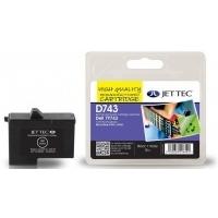 Dell 7Y743 Black Remanufactured Ink Cartridge by JetTec D743
