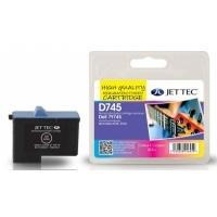 dell 7y745 colour remanufactured ink cartridge by jettec d745