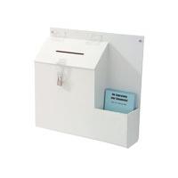 DEFLECT SUGGESTION BOX WHITE