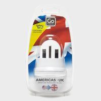 Design Go USA - UK plug adaptor, White