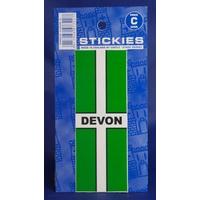 devon number plate sticker