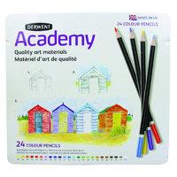 derwent academy colouring pencils 24tin