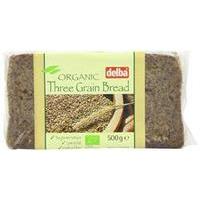 Delba Organic 3-grain Bread 500g