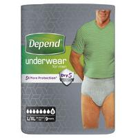 Depend for Men Incontinence Underwear Size L/XL (9)