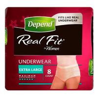 Depend Real Fit For Women Incontinence Underwear XL (8)