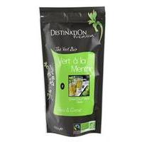 destination org tea loose green mint ft 100g