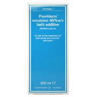 Dermal Psoriderm Emulsion 40% w/v Bath Additive 200ml