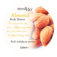 DermaV10 Body Butter Almond 220ml